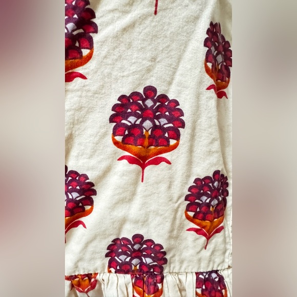 Avec Les Filles Women's Cotton Mixed-Print Mini Dress - Sunset Mul size 4 - Picture 13 of 16